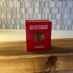 2015 Chicago Blackhawks Replica Pendant - Silver Tone